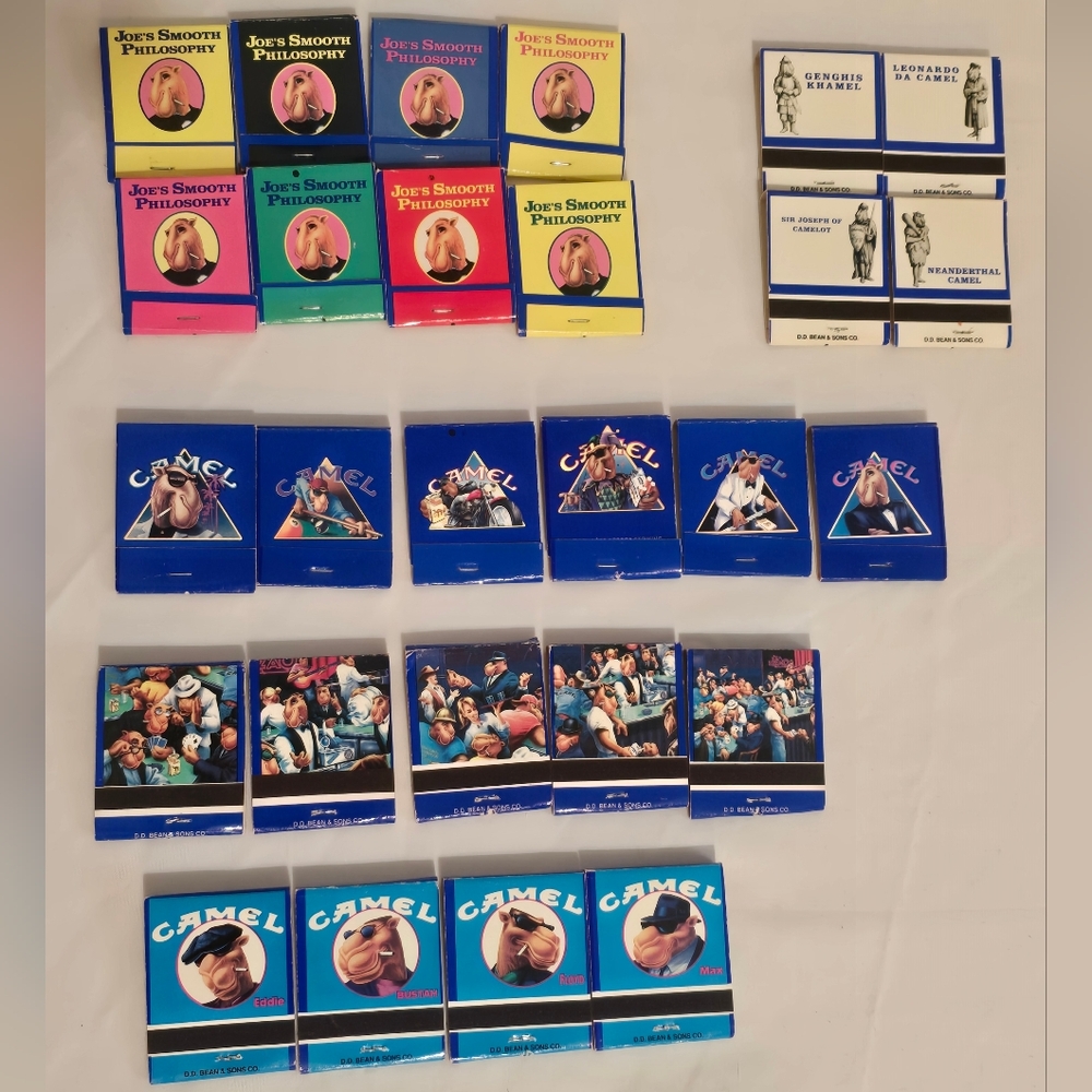 Lot Of 27 Vintage Unused FULL Camel Matchbooks Matches From 1990s. Various types